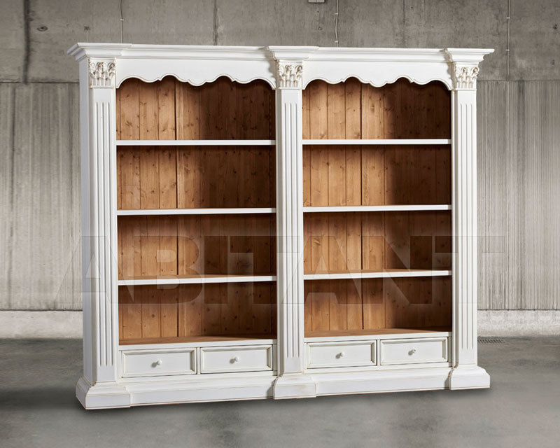Шкаф книжный белый dialma brown db004585 , каталог корпусной.