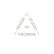Logo triangle in a circle studiya dizayna theorema small