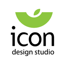 Logo icon white icon design studio med