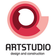 Logo new art studio design construction small