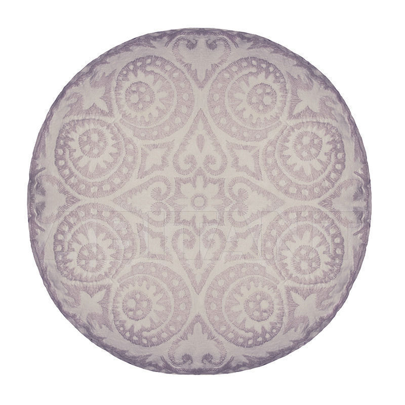 Купить Подушка POLSKA ROUND White/Lilac Atelier Textiles Polska Collection E4230RONOW