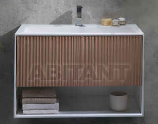 Раковина подвесная BluBleu Corian Steel Veer Basin