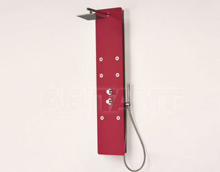 Душевая система BluBleu Corian Steel Way Color Red