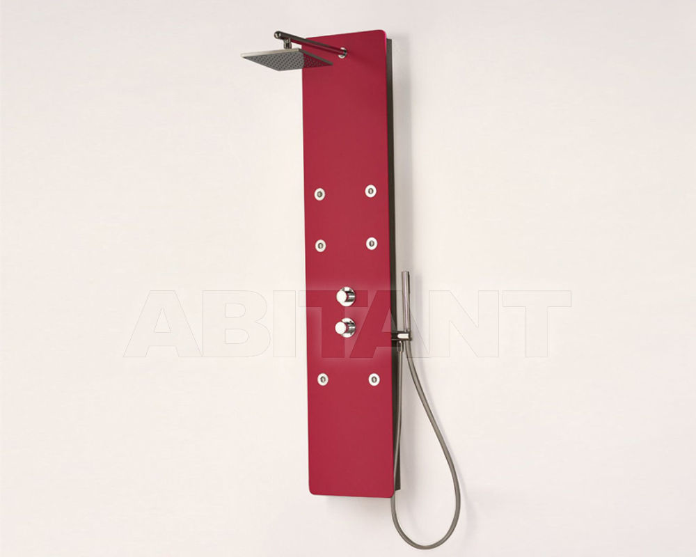 Купить Душевая система BluBleu Corian Steel Way Color Red