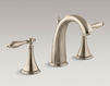 Смеситель для раковины Finial Traditional Kohler 2015 K-310-4M-CP Современный / Скандинавский / Модерн