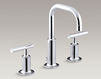 Смеситель для раковины Purist Kohler 2015 K-14406-4-BN Минимализм / Хай-тек