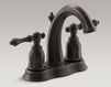 Смеситель для раковины Kelston Kohler 2015 K-13490-4-BN Классический / Исторический / Английский