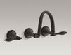Смеситель настенный Finial Traditional Kohler 2015 K-T343-4M-CP Классический / Исторический / Английский