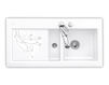 Раковина накладная SUBWAY 60 Villeroy & Boch Kitchen 6712 02 KD Современный / Скандинавский / Модерн
