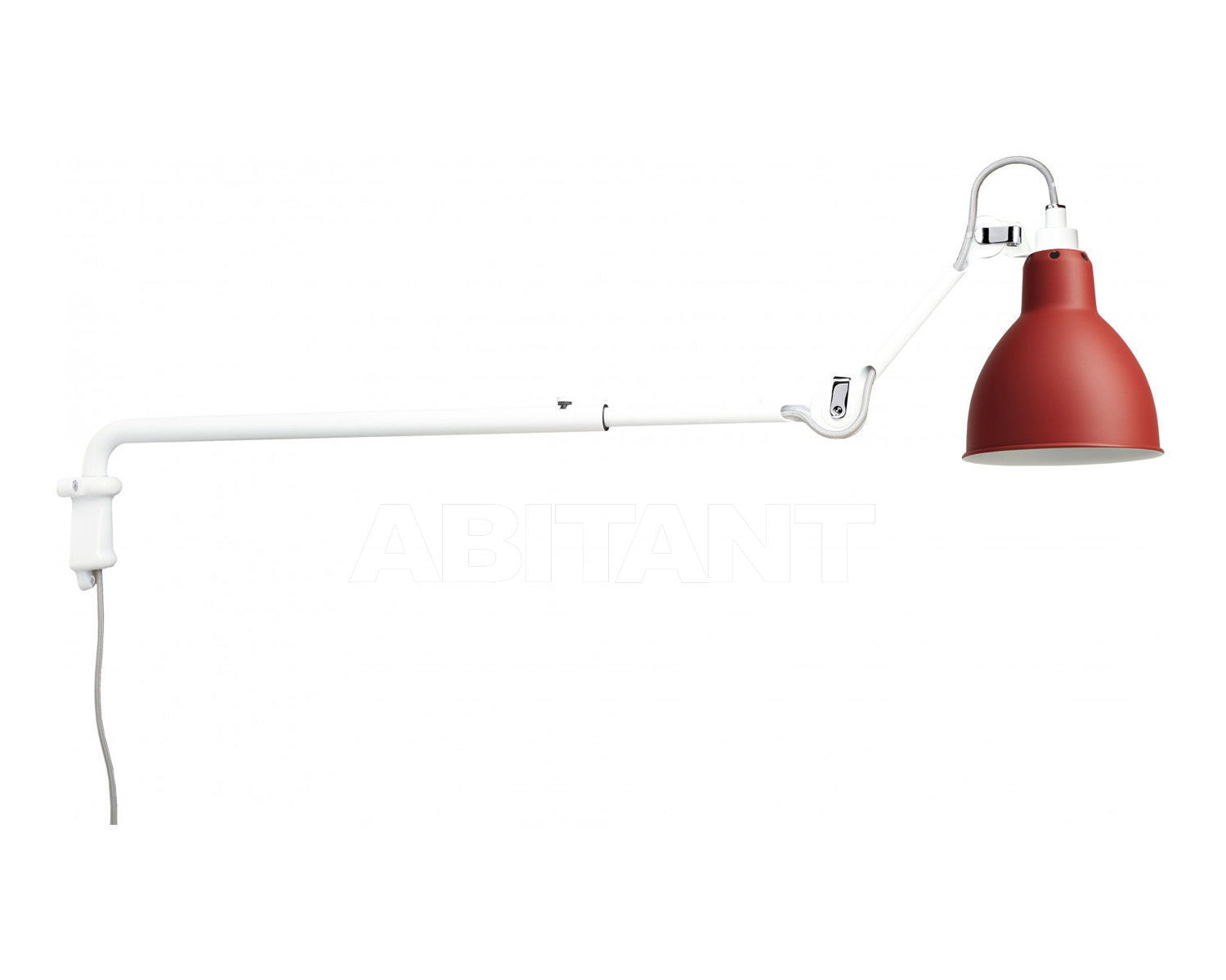 Купить Светильник настенный La Lampe Gras by DCW éditions GRAS LAMPS 203 WH-RED