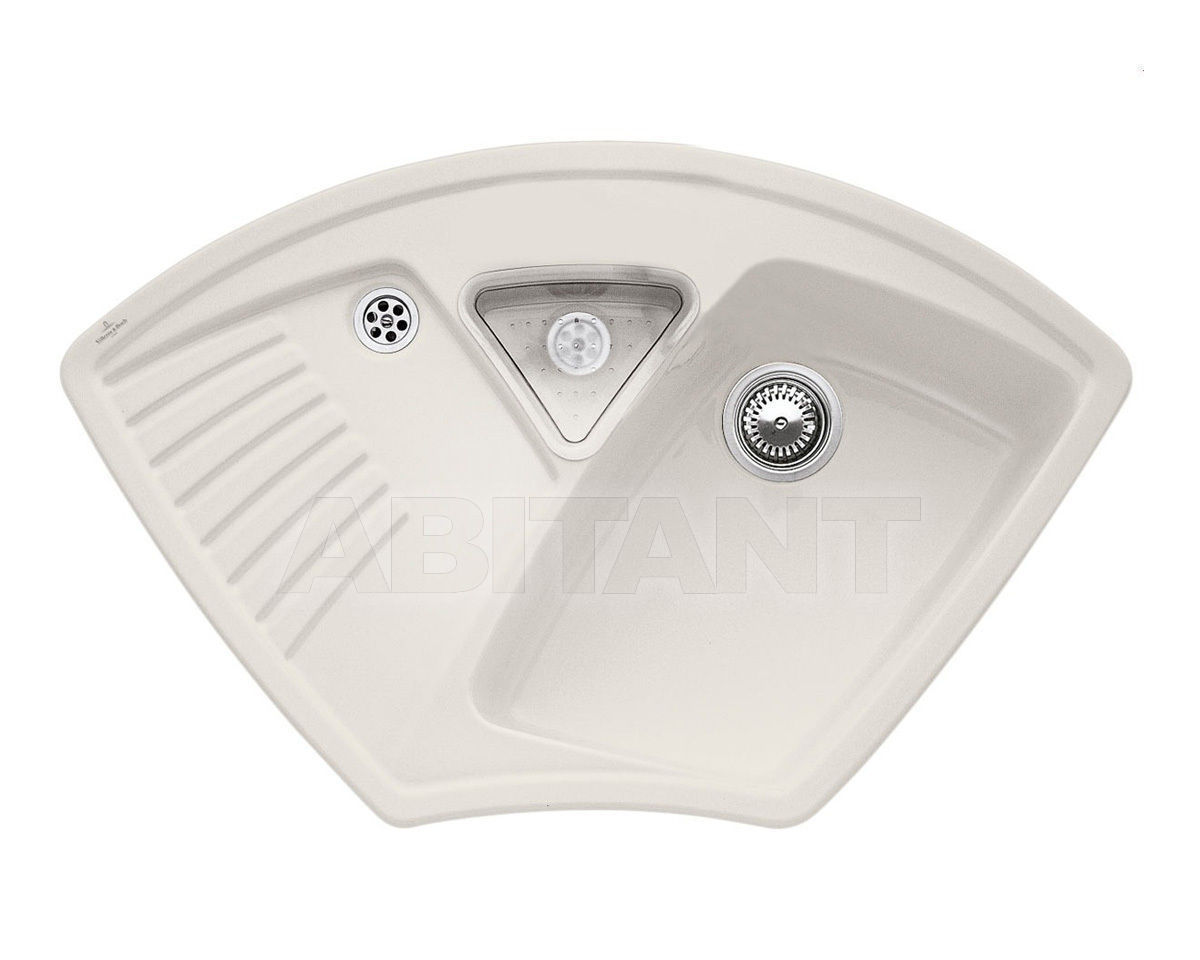 Купить Раковина накладная ARENA CORNER Villeroy & Boch Kitchen 6729 01 KR
