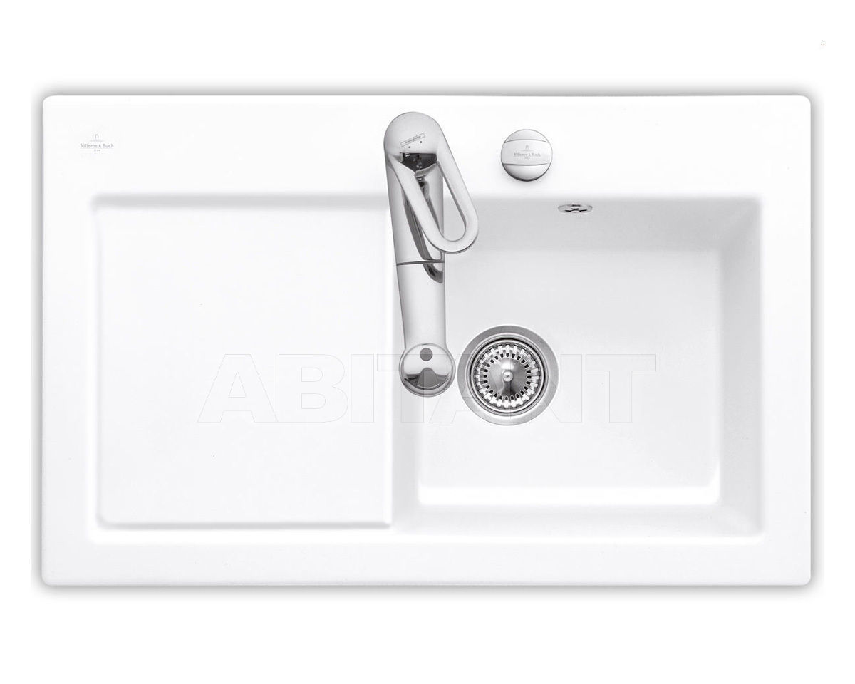 Купить Раковина накладная SUBWAY 45 Villeroy & Boch Kitchen 6714 02 KG