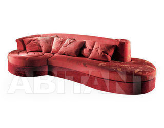 Диван Smiam Chiocciola Chiocciola Dormeuse Esse cm. 315 compresi 6 cuscini schienale