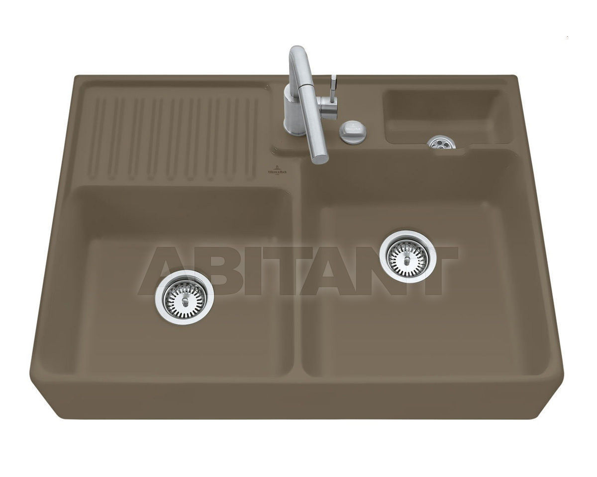 Купить Раковина встраиваемая DOUBLE-BOWL SINK Villeroy & Boch Kitchen 6323 92 TR