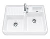 Раковина встраиваемая DOUBLE-BOWL SINK Villeroy & Boch Kitchen 6323 91 i4 Современный / Скандинавский / Модерн