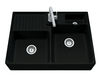 Раковина встраиваемая DOUBLE-BOWL SINK Villeroy & Boch Kitchen 6323 91 KR Современный / Скандинавский / Модерн