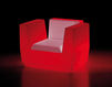 Кресло для террасы BIG CUT ARMCHAIR Plust LIGHTS 8279 A4182+ROSE Минимализм / Хай-тек