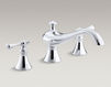 Смеситель для ванны Revival Kohler 2015 K-T16119-4A-BN Современный / Скандинавский / Модерн