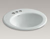 Раковина накладная Radiant Kohler 2015 K-2917-4-0 Современный / Скандинавский / Модерн