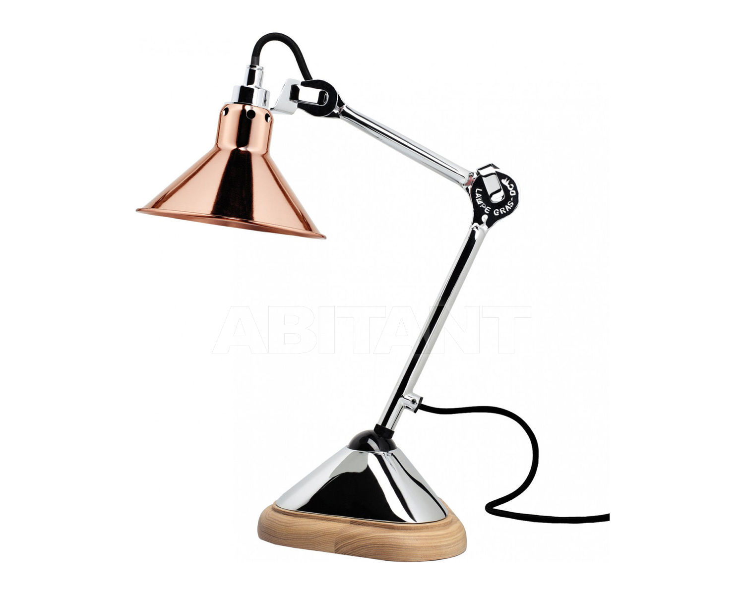 Купить Лампа настольная La Lampe Gras by DCW éditions GRAS LAMPS 207 CH-COP