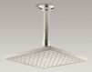 Лейка душевая потолочная Contemporary Square Kohler 2015 K-13695-CP Современный / Скандинавский / Модерн