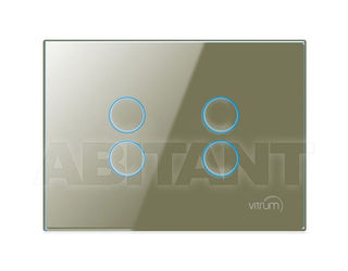 Выключатель Vitrum IV EU VITRUM Glass 01E040020 11E04000.90000.00+6003