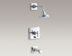 Душевая система Pinstripe Kohler 2015 K-T13133-3A-BN Современный / Скандинавский / Модерн