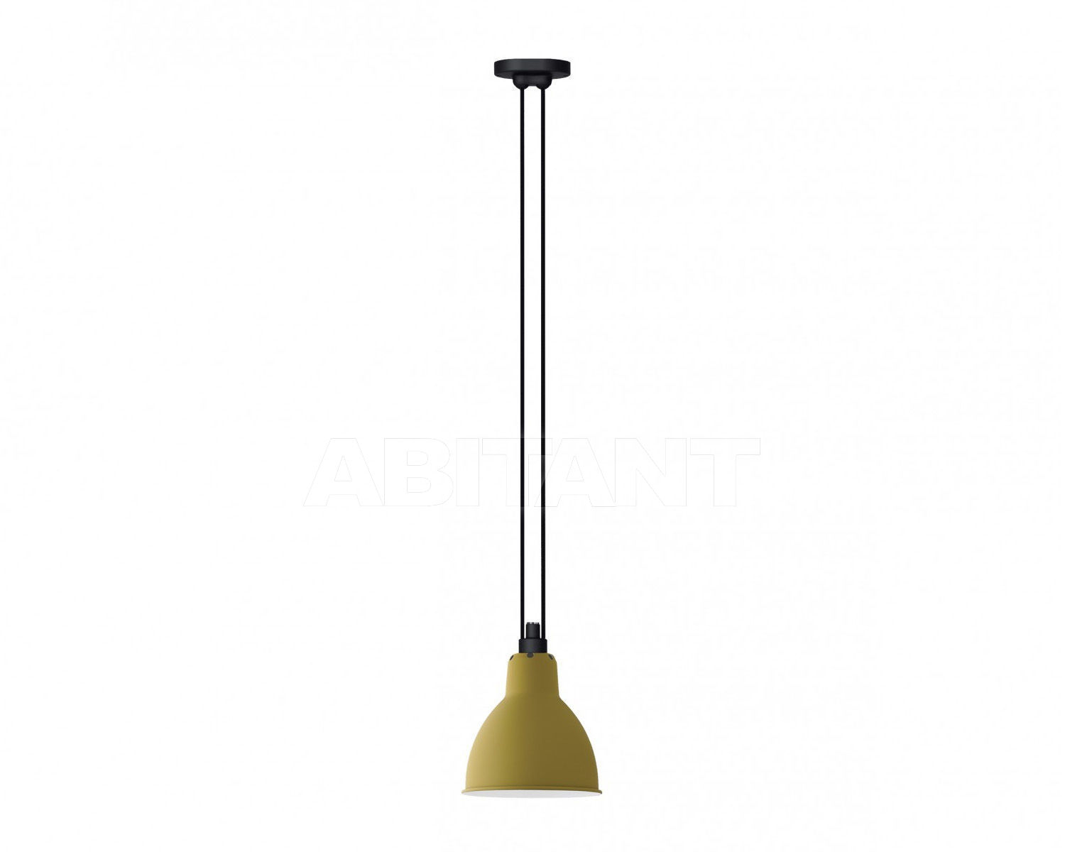 Купить Светильник La Lampe Gras by DCW éditions GRAS LAMPS 322 YELLOW ROUND L
