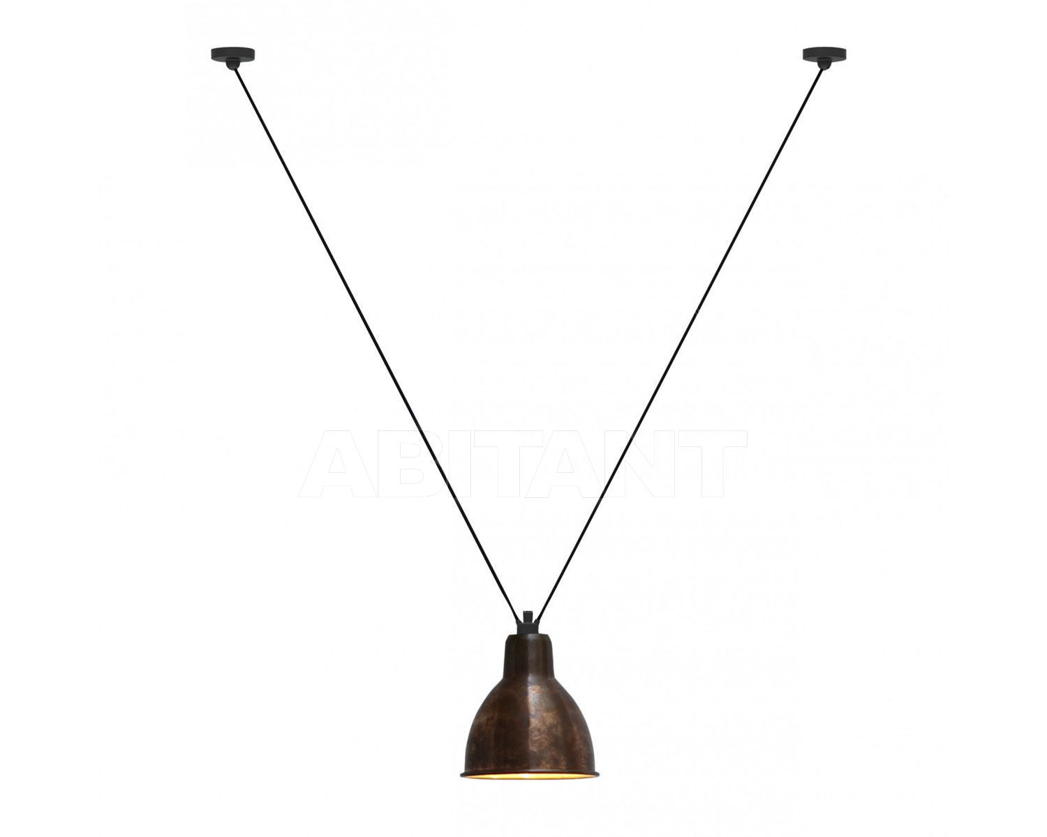 Купить Светильник La Lampe Gras by DCW éditions GRAS LAMPS 323 COP-RAW-WH ROUND XL
