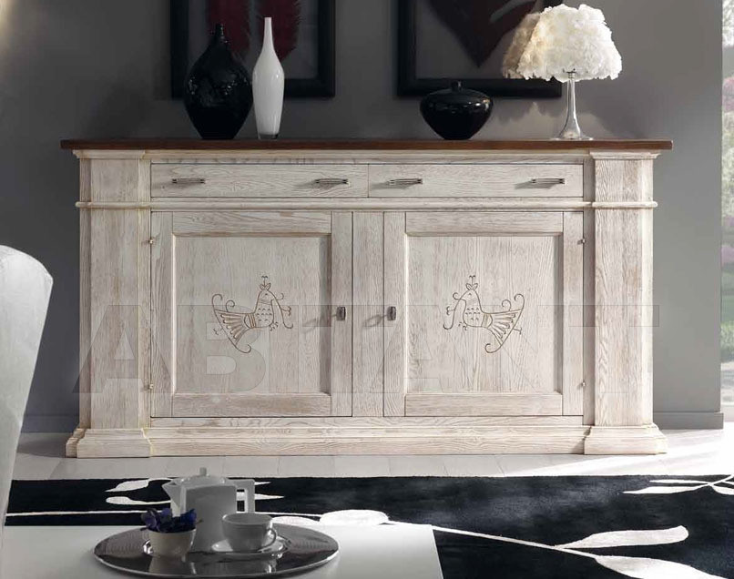Купить Комод Rossin & Braggion Abitare-nel-giorno Art. 56 Con intaglio PAVONCELLA