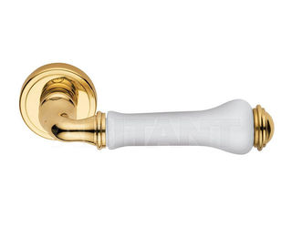 Дверная ручка Valli&Valli 2012 H 176 R8 Shiny gold / white porcelain