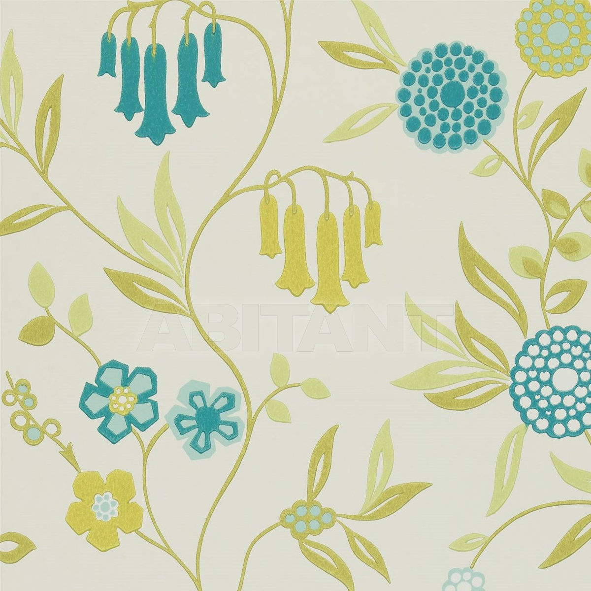 Купить Флизелиновые обои Ophelia  Style Library Delphine Wallpapers HCON110144