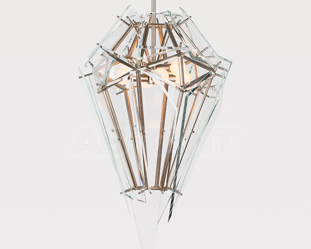 Купить Люстра Lindsey Adelman Studio 2015 EDIE Satin Nickel / Clear Glass