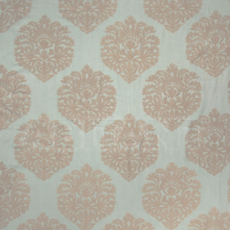 Купить Интерьерная ткань Stroheim LINEN EMBROIDERIES BEDFORD DAMASK Aqua Stone