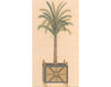 Бумажные обои Iksel  Decorative Panels Potted Palms PT 09 Восточный / Японский / Китайский