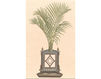 Бумажные обои Iksel  Decorative Panels Potted Palms PT 14 Восточный / Японский / Китайский