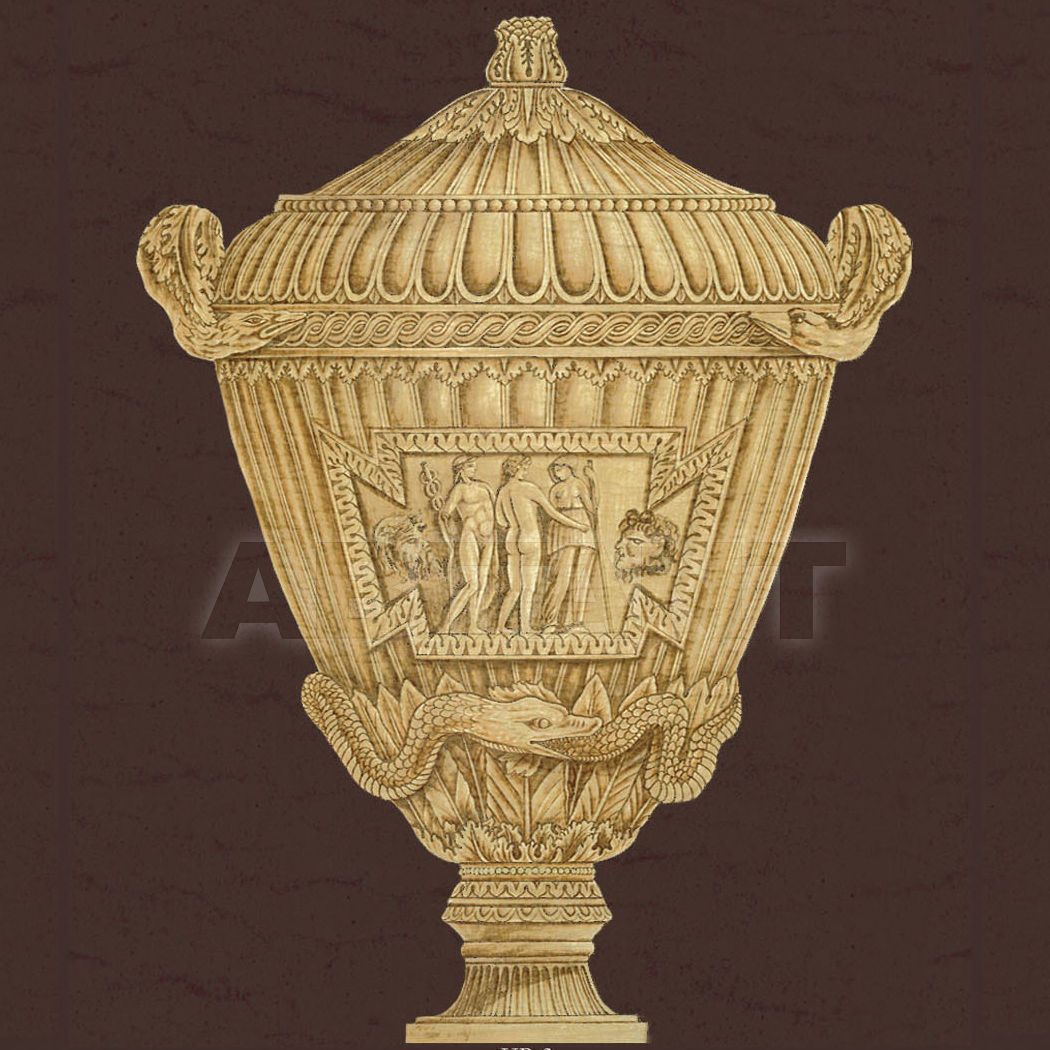 Купить Бумажные обои Iksel  Decorative Panels Piranesi Urns UR 8
