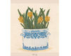 Бумажные обои Iksel  Decorative Panels Potted Flowers PF 14 Восточный / Японский / Китайский
