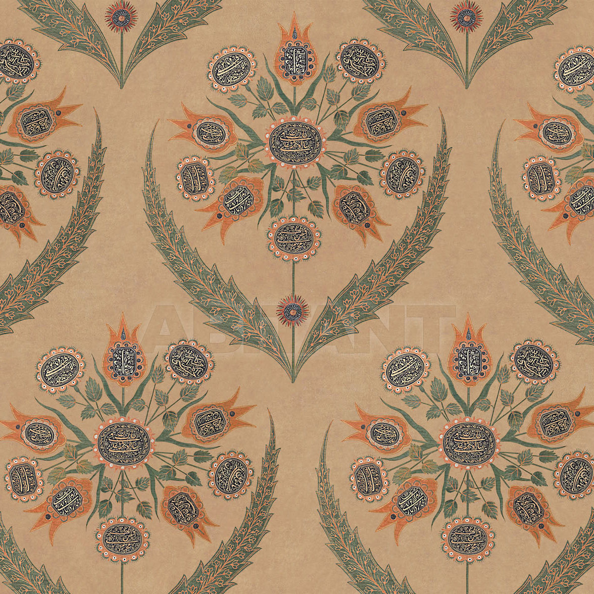 Купить Бумажные обои Iksel  Repeat designs Caligraphy Flower