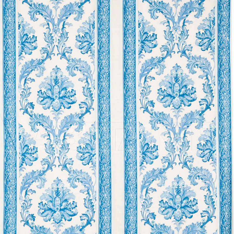 Купить Интерьерная ткань Stroheim BLUE AND WHITE PRINTS 1089A BROMLEY II S0525 Blue & Ivory