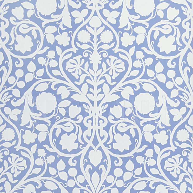 Купить Бумажные обои Stroheim BLUE & WHITE WALLCOVERINGS Bennett Periwinkle