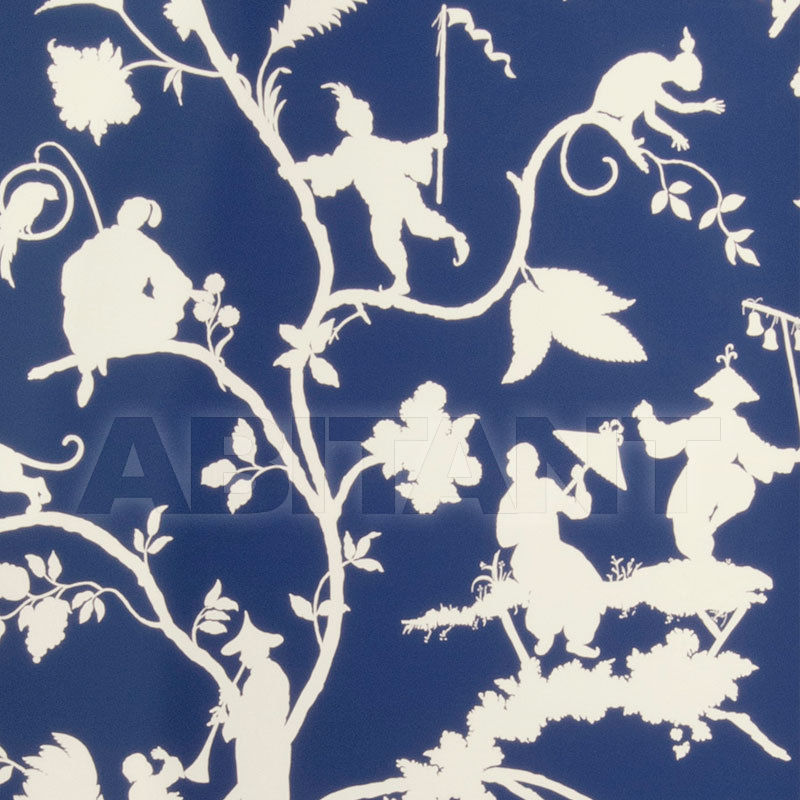 Купить Бумажные обои Stroheim BLUE & WHITE WALLCOVERINGS CLAYFIELD Blue & White