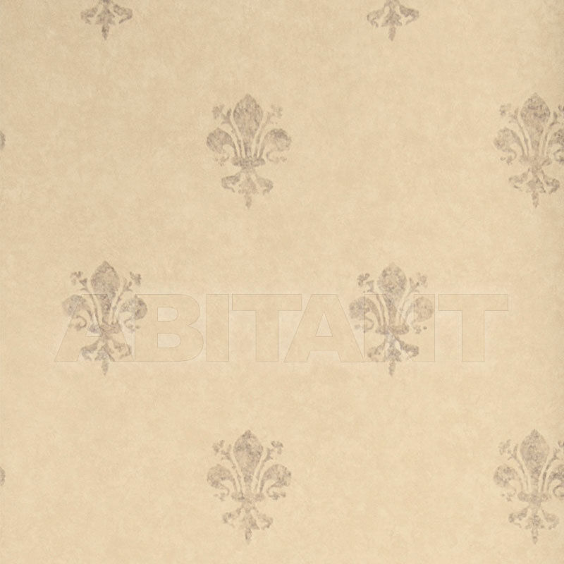 Купить Бумажные обои Stroheim CHARLES FAUDREE WALLCOVERING FLEUR DE LYS Plum