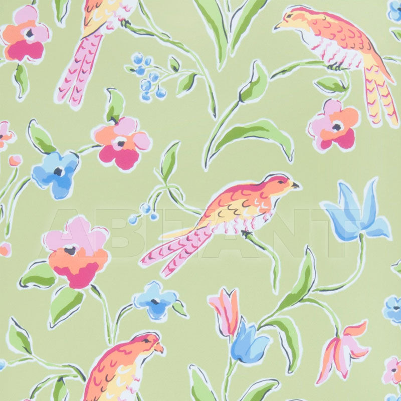 Купить Бумажные обои Stroheim DANA GIBSON WALLCOVERING PEREGRINE Grass WALLCOVERING