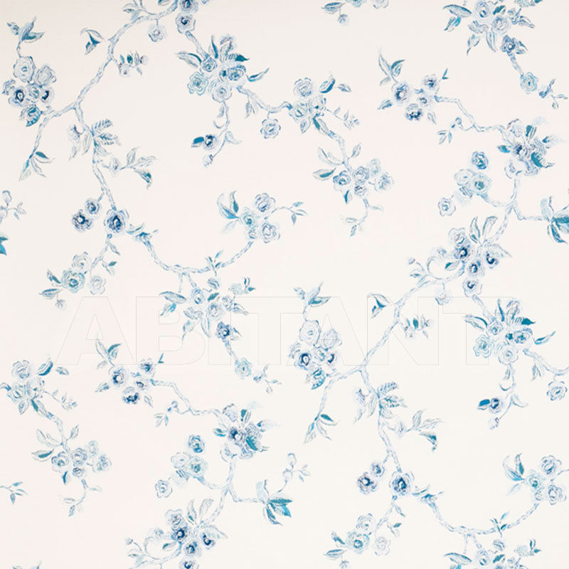 Купить Бумажные обои Stroheim BLUE & WHITE WALLCOVERINGS 1092E CHERRY BLOSSOM S0520 
