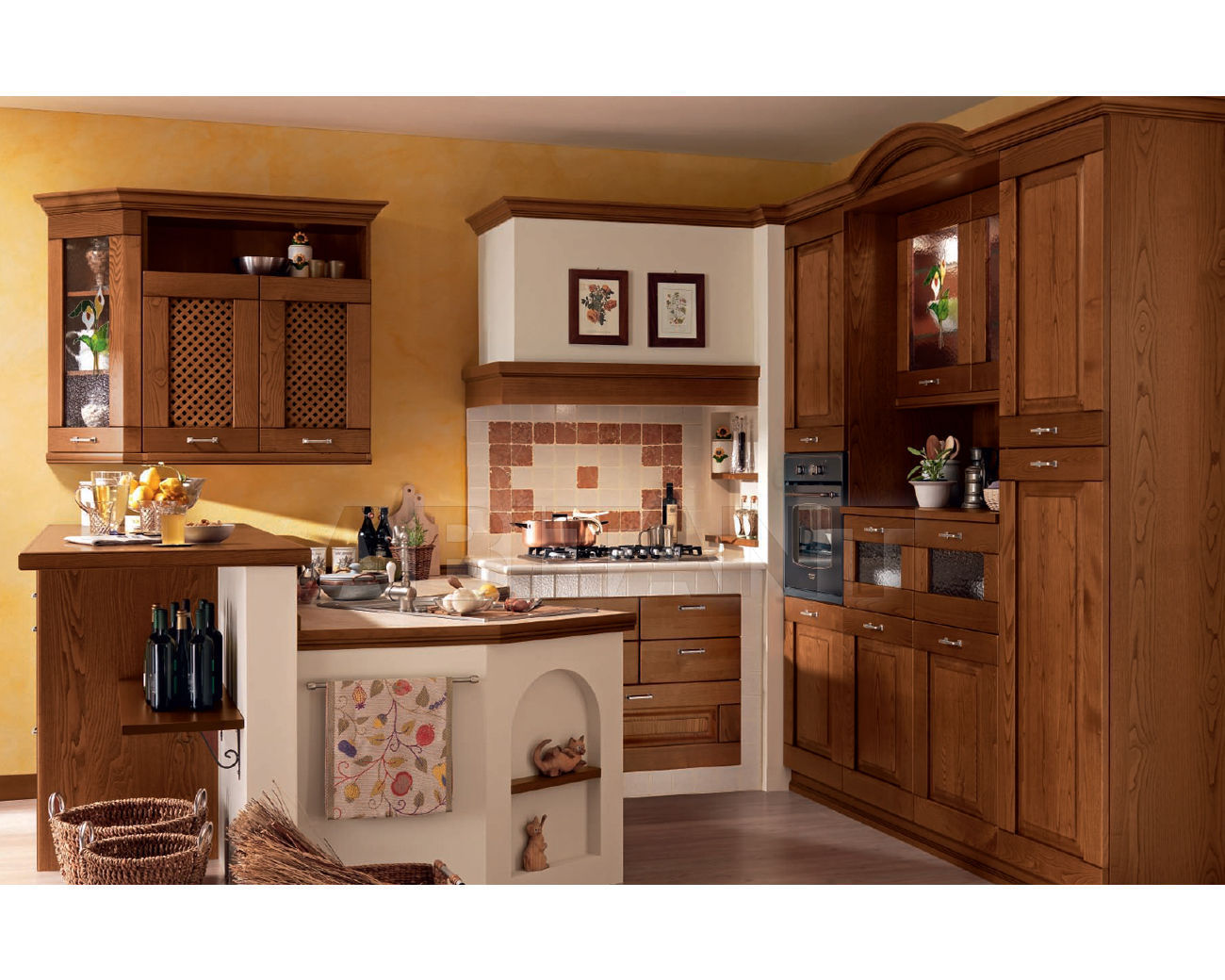 Купить Кухонный гарнитур Astra Cucine srl FIORENZA Fiorenza Castagno 3