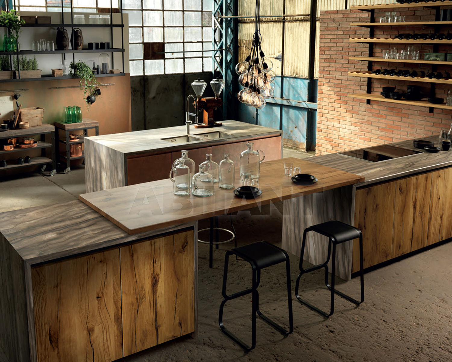 Купить Кухонный гарнитур Aster Cucine Monografia FACTORY 5