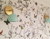 Бумажные обои BIRDS & BUTTERFLIES F. Schumacher & Co. WALLCOVERINGS 2704420 Современный / Скандинавский / Модерн