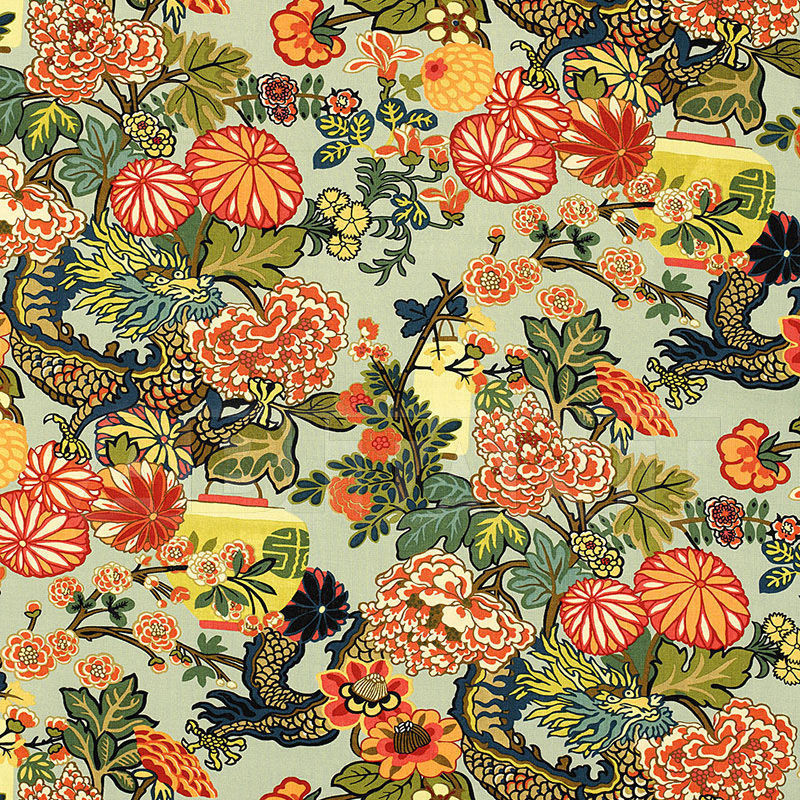 Купить Интерьерная ткань CHIANG MAI DRAGON F. Schumacher & Co. FABRICS 173270