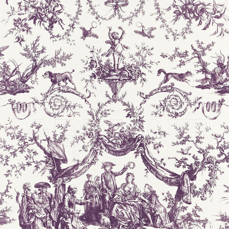 Купить Интерьерная ткань LE COURONNEMENT DE LA ROSIERE F. Schumacher & Co. FABRICS 175272